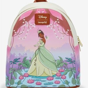 Loungefly Disney Princess & Frog Tiana Bayou Sunset Mini Backpack Exclusive
